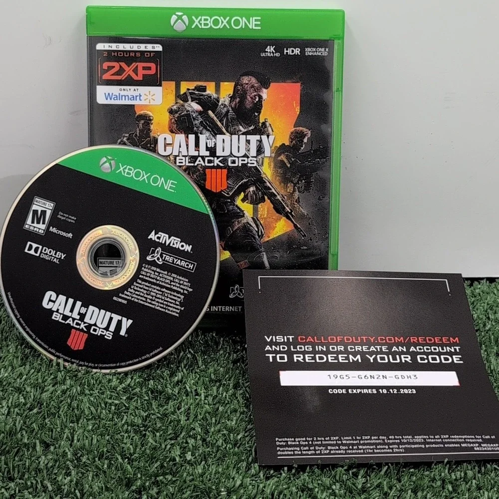 Call of Duty: Black‎ Ops 4 Microsoft Xbox One, 2018 with Manual